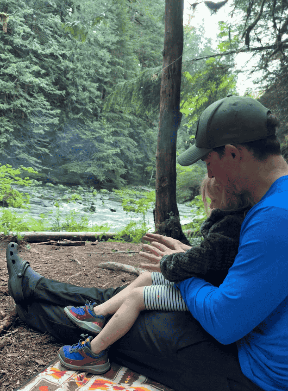 Ben Larson with his daughter
